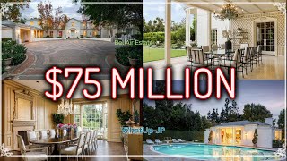 House tour de 75 MILLION  En Bel Air Estate Barron Hilton [upl. by Hammel]