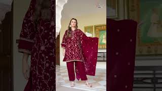 Stuff Export presents velvet Suits collection hit design velvet dupatta collection fashion surat [upl. by Schmeltzer]