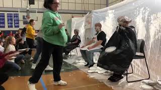 Raynham middleschoolers participate in the “Pie Your Teacher Fundraiser” [upl. by Nitsua]