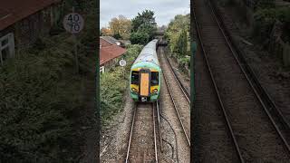 class 377 going in and out of Bognor regis station with tones [upl. by Stetson]