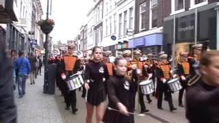 showkorps Wilhelmina avondvierdaagse gorinchem 15062012 [upl. by Nibaj]