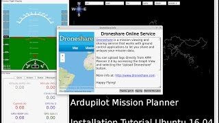 How to install Ardupilot Mission Planner in Xubuntu 1604 3264 bit in 4 Minutes [upl. by Emanuele]