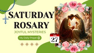 TODAY HOLY ROSARY JOYFUL MYSTERIES ROSARY SATURDAY🌹JANUARY 27 2024 🌹 NEW YEAR PRAYER 2024 [upl. by Valleau904]