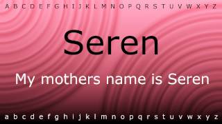 This is how to pronounce Seren with Ziramp4 [upl. by Aihsoem131]