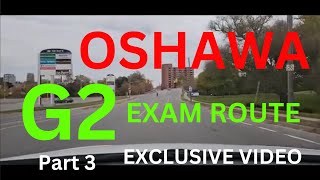 Oshawa G2 Test Route PART 3 Pass on Your First Attempt  For Lessons Call 4377553035 [upl. by Yelahs]