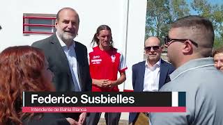 “Clubes de Pie” inauguró obras del Club Huracán de Ingeniero White 061124 [upl. by Aliekahs763]