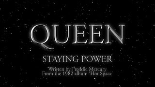 Queen  Staying Power Official Lyric Video [upl. by Kattie]