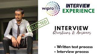 Wipro latest interview experience 2022  Wipro interview questions amp answers  Wipro interview [upl. by Esinrahs]