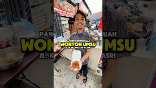 Makan Wonton Kalian Pernah Gak kulinermedan kulinerviral kuliner streetfood food medan [upl. by Anselmo]