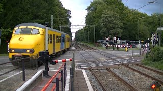 Spoorwegovergang DriebergenZeist  Dutch railroad crossing [upl. by Hilario]