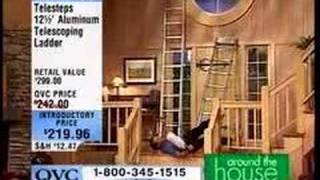 QVC Ladder Fall Blooper [upl. by Garfield]