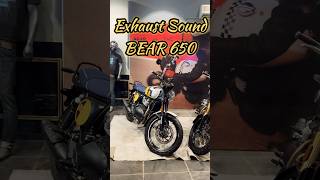 Royal Enfield BEAR 650 Exhaust Sound shorts viral shortsfeed royalenfield [upl. by Felix]