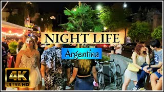 【4K】Night Life in Buenos Aires Argentina  Recoleta at Night  Travel Vlog [upl. by Thilde]