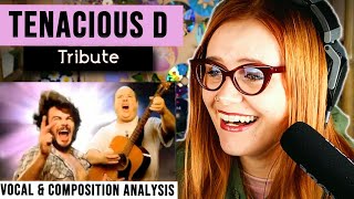 Vocal Coach 1ST TIME Reaction to TENACIOUS D  “Tribute” Analysis [upl. by Lledal]