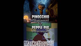 Pinocchio vs Peppa Pigmeatcanyon [upl. by Tnahsin]