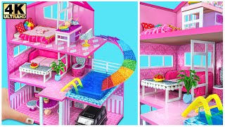 DIY Miniature Cardboard House 286 ❤️ Build Hamster Dream House Three Floor with Pool Slide Garage [upl. by Ennasirk121]