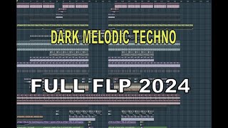 Dark Melodic techno Professional Fl studio FUll Template 71 [upl. by Range]