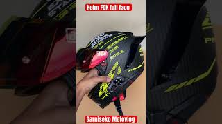 Modifikasi helm FDK full face jadi ala ala agv 46 project helm helmmurah helmsepeda masukberanda [upl. by Dranyam]