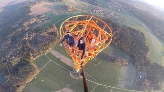 Climbing a 363m Radio Tower in GermanyGYK [upl. by Burrill]