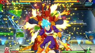 DRAGONBALL FighterZ Janemba SSB Vegito Asended Gohan vs SSB Gogeta Vegeta DBS Broly [upl. by Tecil779]