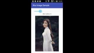 Blurring ImageView in Android [upl. by Nivlek]