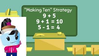 Addition Strategy Making 10  1st Grade Math 1OA6 [upl. by Roleat369]