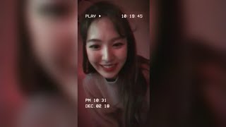 Wendy  Goodbye Karaoke Live Instagram [upl. by Doherty918]