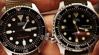 Seiko SKX vs Citizen Promaster [upl. by Malik376]