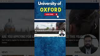 How to get Admission into the University of Oxford UK  Oxford University Review oxford [upl. by Gil]