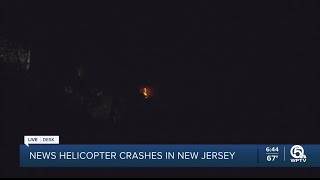 News helicopter crashes in New Jersey killing pilot and photographer TV station says [upl. by Merow]