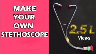 DIY Stethoscope  ThinkTac  Science Experiment [upl. by Chad]