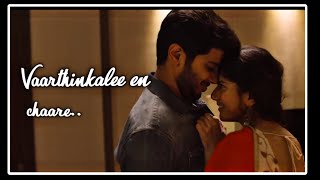 Kali Malayalam Movie  Vaarthinkalee Video Song Whatsapp Status  Dulquer Salmaan Sai Pallavi [upl. by Folberth]