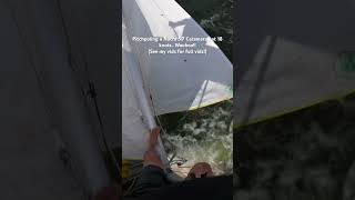 Pitchpoling a Nacra 57 Catamaran at high speed Awesome wreck See my vids for full… sailing [upl. by Nagaet376]