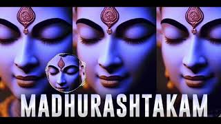 Adharam Madhuram  Madhurashtakam  Krishna Bhajan  Morning Bhajan  Adharam Madhuram with Lyrics [upl. by Atinnod434]