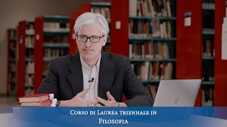 Filosofia  Presentazione del Corso di laurea triennale [upl. by Notaes]