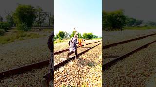 Train ke samne Log shorts viral youtubeshorts [upl. by Higbee]