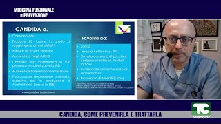 Medicina funzionale e prevenzione candida come prevenirla e curarla [upl. by Aihsiym692]