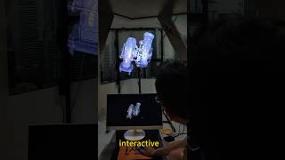 3D hologram fan HDMI version to achieve interactive solution [upl. by Ttennaj]