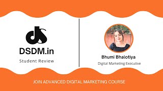 DSDMin Student Review By Bhumi Bhalotiya [upl. by Giess]