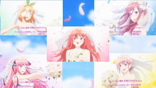 Gotoubun no kimochi AMV  the quintessential quintuplets OP [upl. by Nadbus]