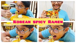 Korean spicy Ramen recipe  You can easily make at home  Ramen Noodles  Bangla Ramen recipe [upl. by Pincas]