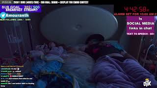 Esfand Gets Excited While Sleeping With Amouranth [upl. by Llenrev]