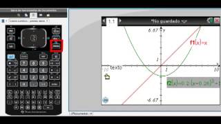 Tutorial de TI Nspire™ CX CAS Parte 5 Aprendiendo a Utilizar el Entorno Gráfico [upl. by Arikahs557]