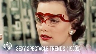 Sexy Spectacle Trends amp Glasses Fashions 1955  Vintage Fashions [upl. by Ellecrad]