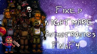 Speed Edit  FNAF  Making Fixed Nightmare Animatronics V3 [upl. by Ponzo]