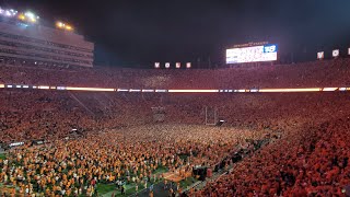 Neyland Stadium Sings Dixieland Delight and Takes Down Goalposts Following Upset of Alabama [upl. by Aleciram77]