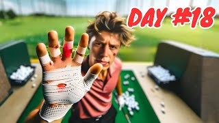 I Hit 10000 Golf Balls in 30 Days And My 256 HCP Dropped By [upl. by Arahc994]