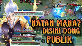 MUSUH NGEBACOTIN GW YANG LAGI PAKE NATAN  KESALAHAN TERBESAR  Mobile Legend BangBang [upl. by Aggy]