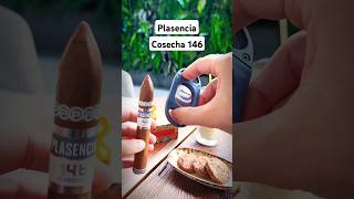 🌤️💨Toasting a PLASENCIA Cosecha 1️⃣4️⃣6️⃣👌cigar cigars cigarlife asmr shorts lighter [upl. by Hnirt825]