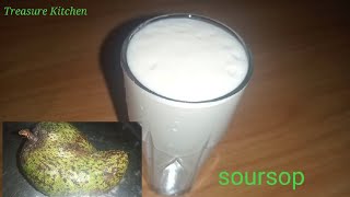 How To Make Soursop Smoothie  Cancer Fighting Drink [upl. by Sisi]